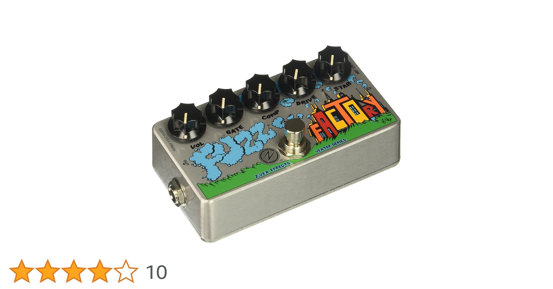 ZVEX Effects Fuzz Factory Vexter Series Fuzz Guitar Pedal : Amazon